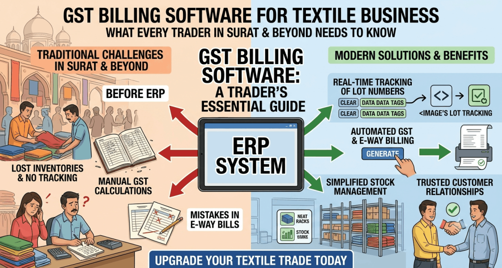 GST Billing Software for Textile Business: What Every Trader in Surat and Beyond Needs to Know