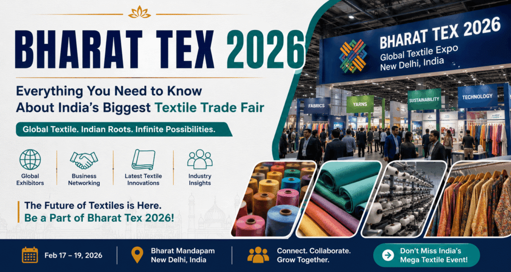 Bharat Tex 2026: Everything You Need to Know About India’s Biggest Textile Trade Fair